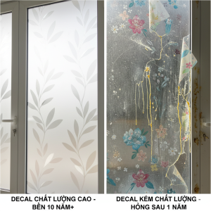 Decal Dán Kính Có Bền Không?